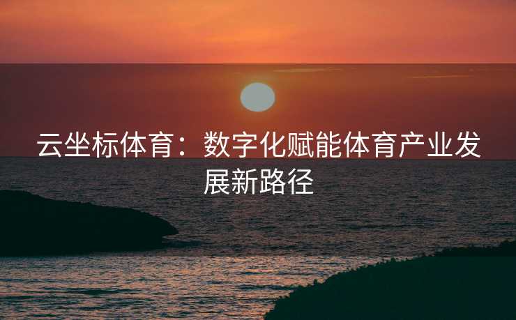 云坐标体育：数字化赋能体育产业发展新路径